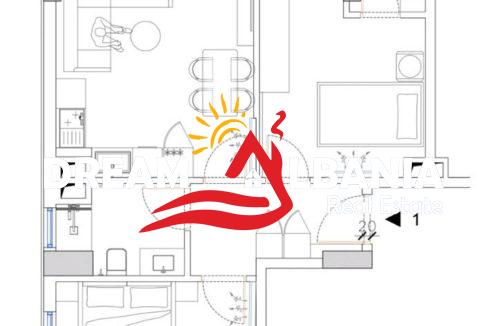 Jepet me qera apartament 2+1+2+post parkimi tek rruga e Durrsit prane Colosseo (ID 4219386) (1)