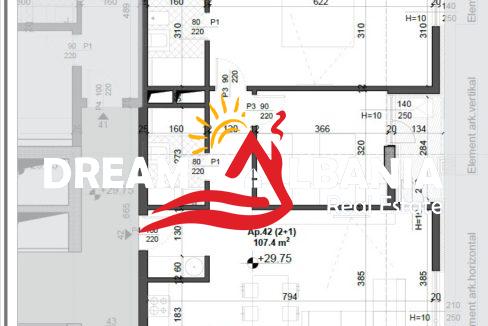 Apartament 2+1 dhe parkim ne shitje tek Fusha e Aviacionit, rruga Simon Gjoni (ID 41211827)