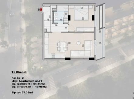 Apartamente ne shitje ne rradhime (2)