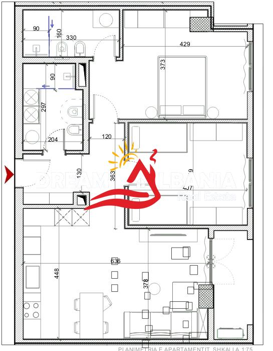 Квартиры 2+1 на продажу в Порцелане, недалеко от Клани (ID 41212207)