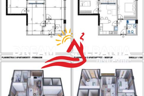 Apartamente 2+1 ne Golem prane Epidamn White Sensation (ID 41212224) (2)