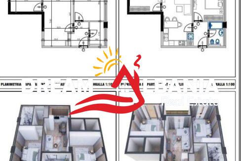 Apartamente 2+1 ne Golem prane Epidamn White Sensation (ID 41212224) (3)