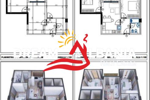 Apartamente 2+1 ne Golem prane Epidamn White Sensation (ID 41212224) (4)