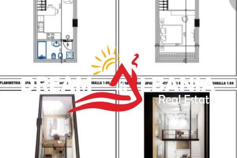 Shiten apartamente 1+1 duplex ne Golem prane Epidamn White Sensation (ID 41111557) (1)