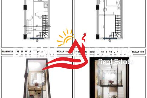 Shiten apartamente 1+1 duplex ne Golem prane Epidamn White Sensation (ID 41111557) (10)