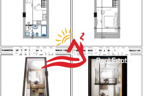 Shiten apartamente 1+1 duplex ne Golem prane Epidamn White Sensation (ID 41111557) (13)