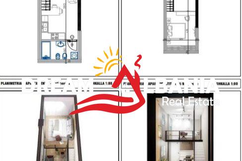 Shiten apartamente 1+1 duplex ne Golem prane Epidamn White Sensation (ID 41111557) (14)