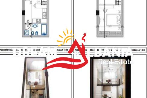 Shiten apartamente 1+1 duplex ne Golem prane Epidamn White Sensation (ID 41111557) (3)