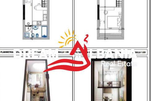 Shiten apartamente 1+1 duplex ne Golem prane Epidamn White Sensation (ID 41111557) (6)
