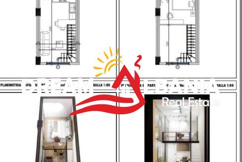 Shiten apartamente 1+1 duplex ne Golem prane Epidamn White Sensation (ID 41111557) (8)