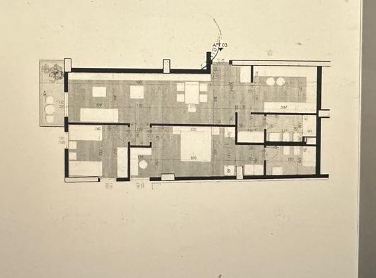 Shitet apartament 2+1+2 me gatim me vehte tek Fusha e Aviacionit, Turdiu Residence (ID 41212235)f