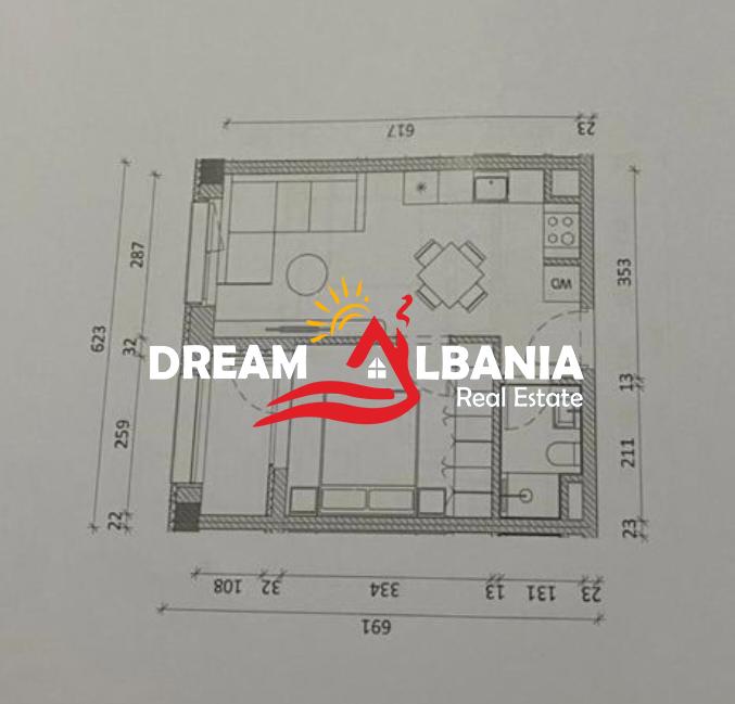 Shiten 23 Apartamente 1+1 ne Rezidencen Kadiu, Ali Demi (ID 41111609)